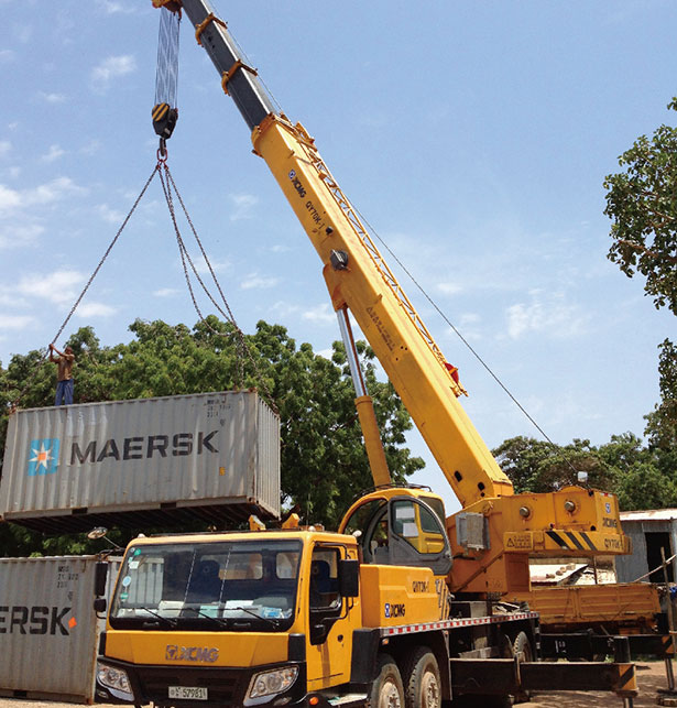 XCMG Cranes?at the Apapa port?...